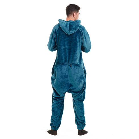 Snuggs Blanket Onesie Petroleum